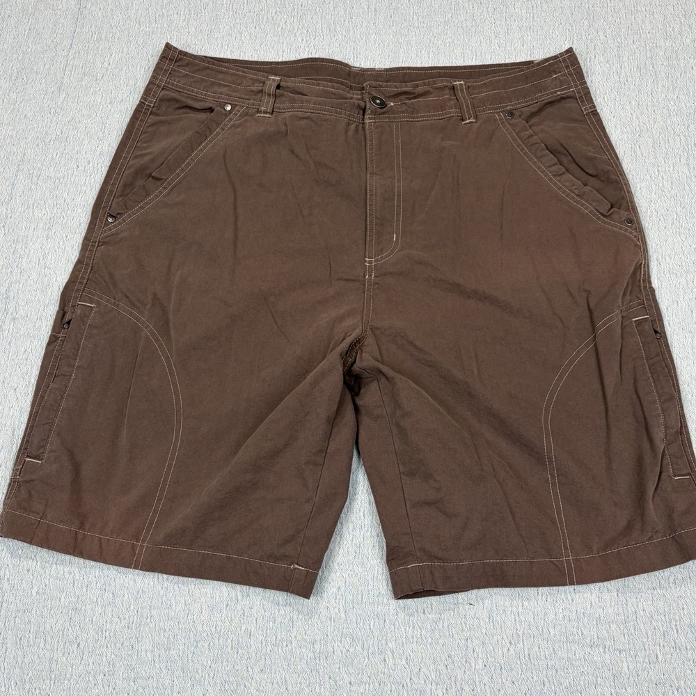 KILLIK‎ Men's Brown Cargo Shorts Expedition 7 Pockets Size 38 Inseam 10"